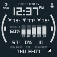 Weather for Wear OS 스크린샷 1