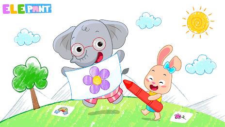 ElePant: Drawing apps for kids ภาพหน้าจอ 1