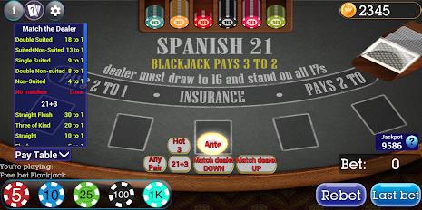 Spanish Blackjack 21 Zrzut ekranu 1