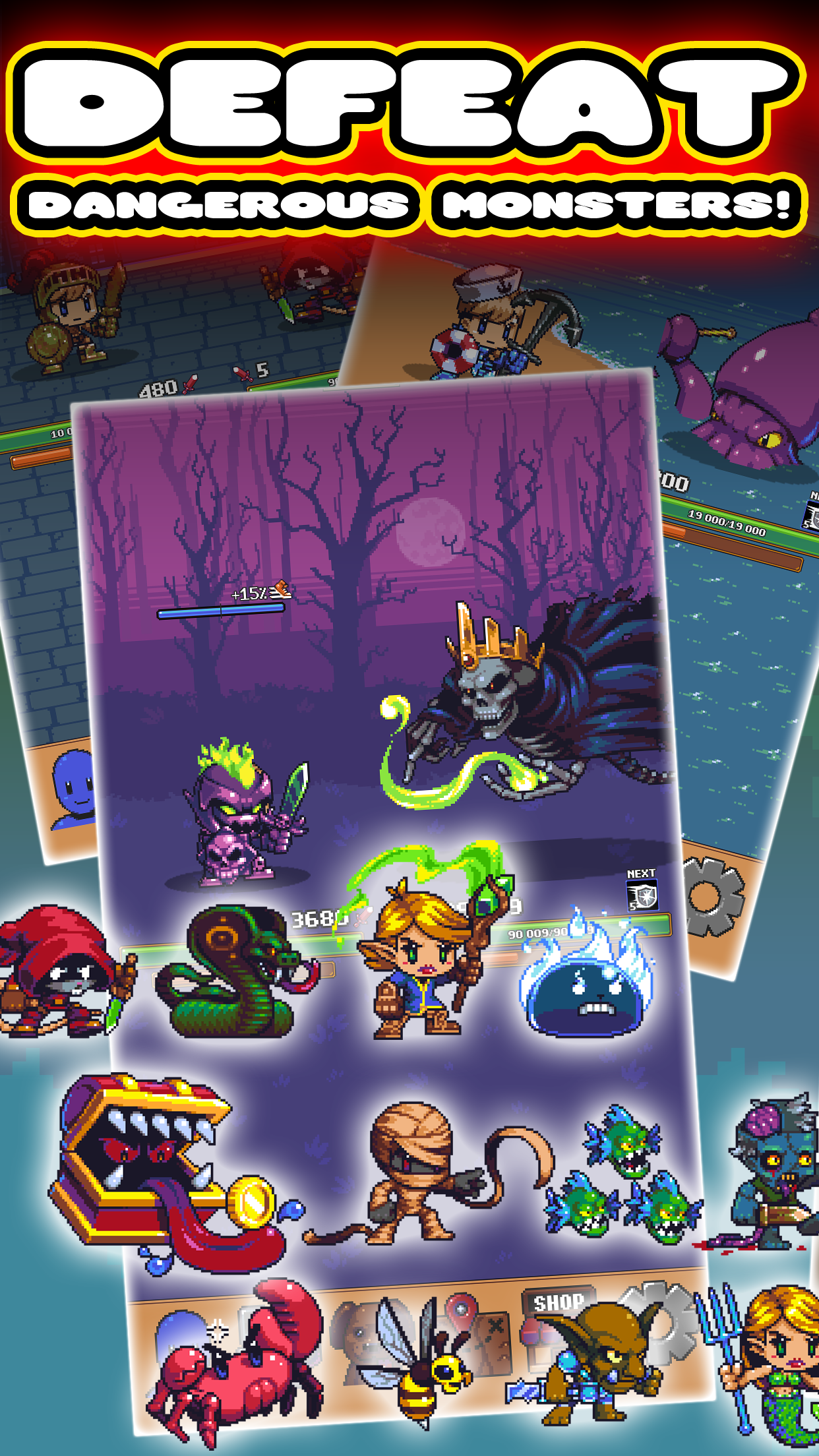 Idle Grindia: Dungeon Quest Screenshot 1