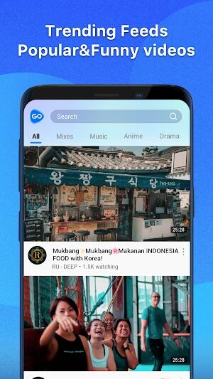 GoTube muat turun apk mod