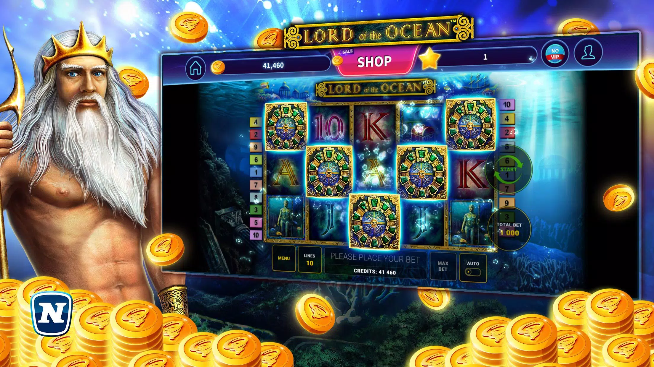 Lord of the Ocean™ Slot Zrzut ekranu 1