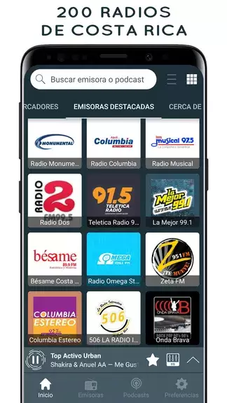 Radios de Costa Rica Online 스크린샷 1