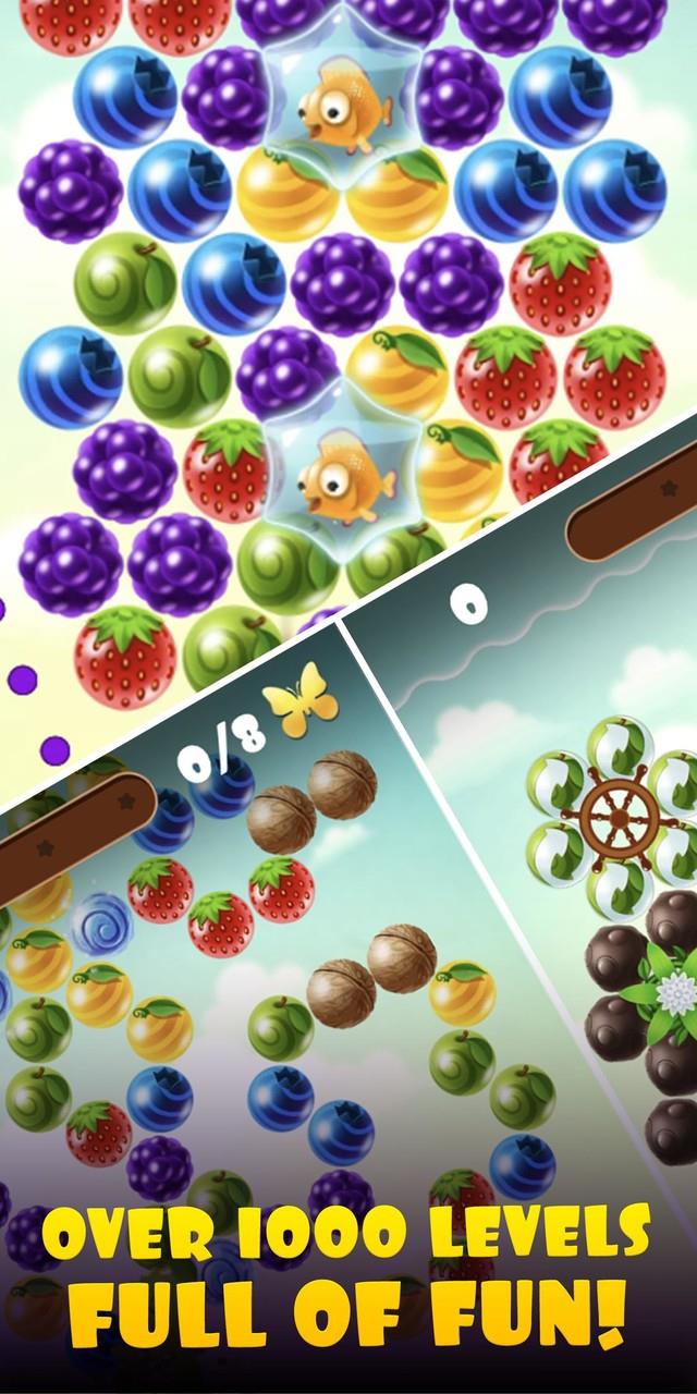 Fruity Cat - bubble shooter! Screenshot 4