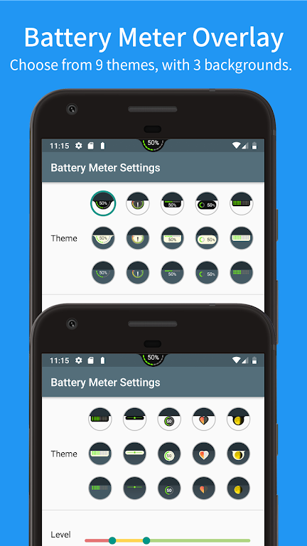 Battery Meter Overlay ภาพหน้าจอ 3