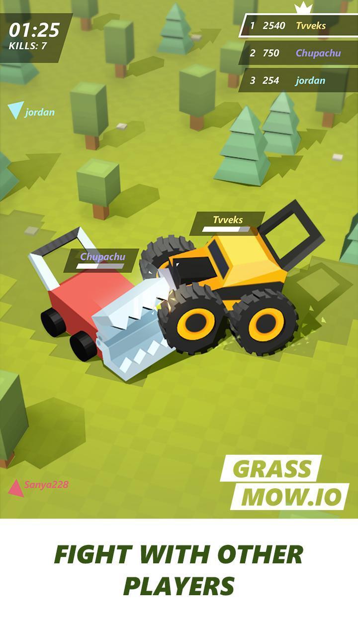 Grass mow.io - survive Скриншот 1