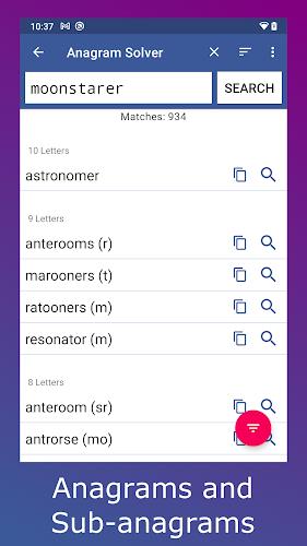 Anagram Solver Captura de tela 2