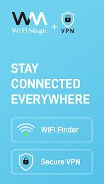 WiFi Magic+ VPN ဖန်သားပြင်ဓာတ်ပုံ 1