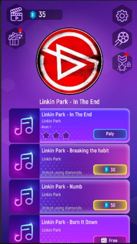 Linkin Park Tiles Rush -  Hop Captura de tela 2