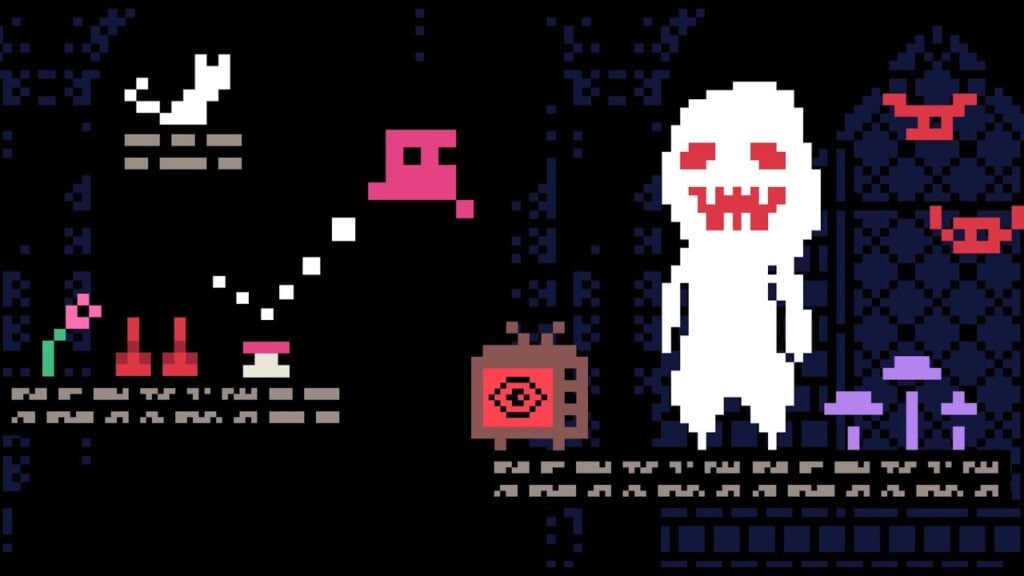 Atari-inspirou o jogo de plataforma de terror retro assombra Android