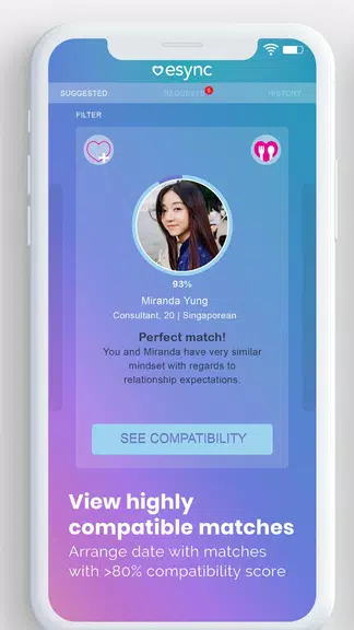 Esync - Singles Dating App スクリーンショット 4