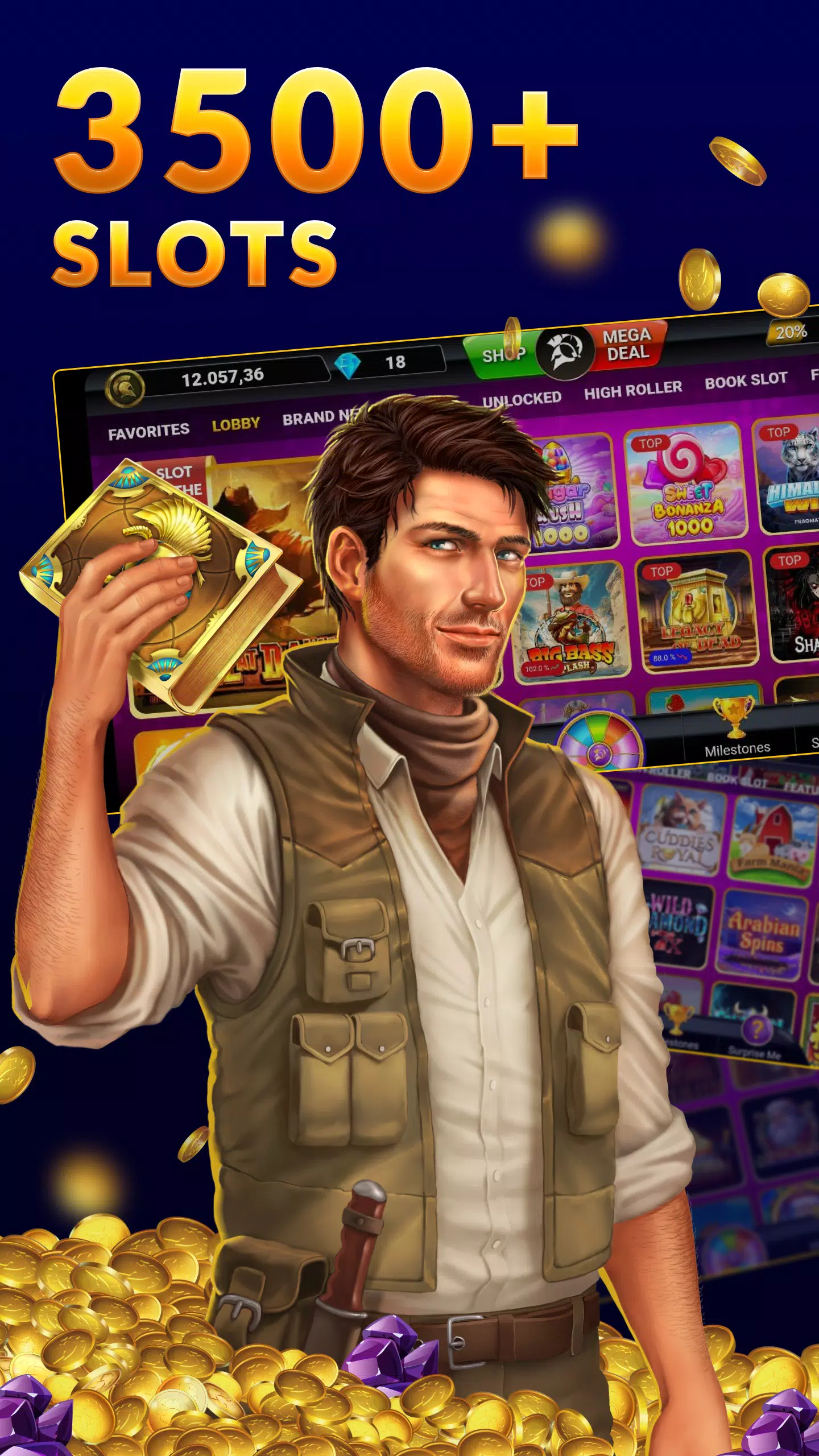 SpinArena Online Casino Slots ဖန်သားပြင်ဓာတ်ပုံ 1