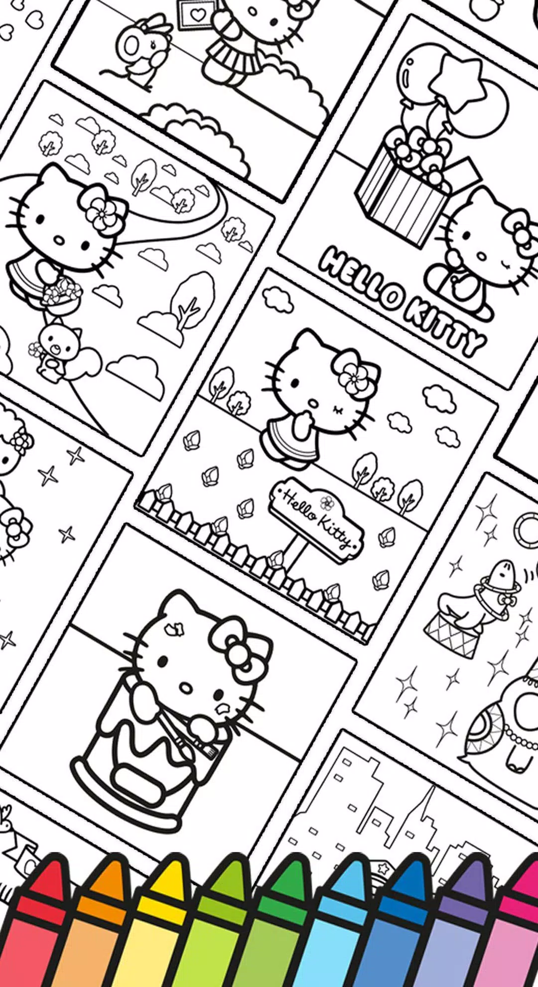 Hello Kitty: Coloring Book Ekran Görüntüsü 3