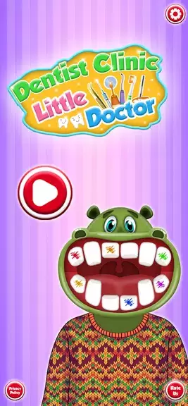 Hippo's Doctor : Dentist Games Screenshot 3