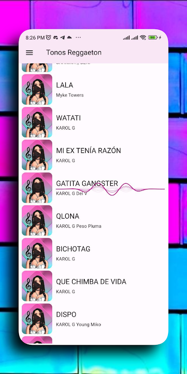 Reggaeton music ringtones Captura de tela 3