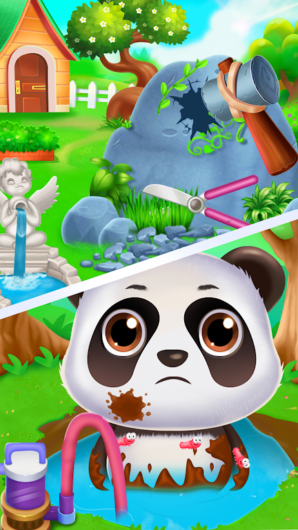 Panda caretaker pet salon game Screenshot 3