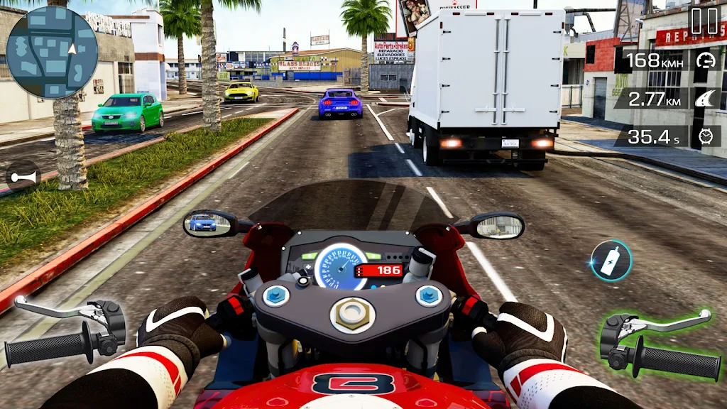 Highway Bike Riding Simulator 스크린샷 3