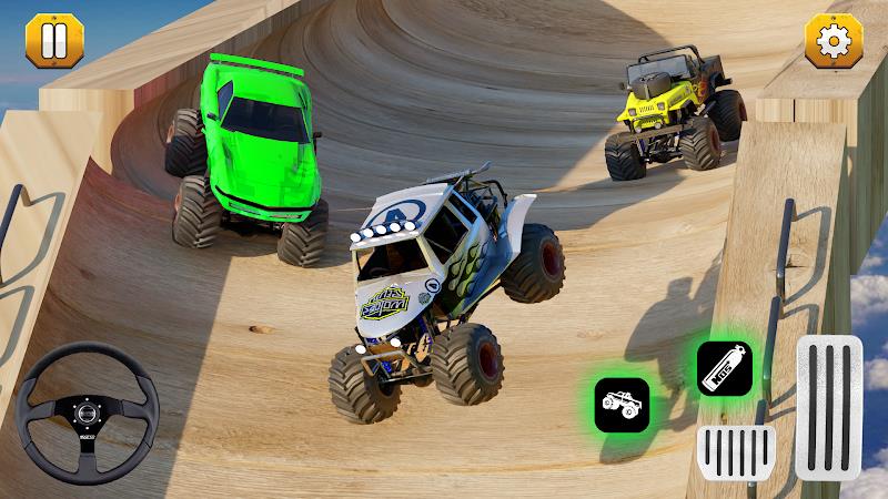 Monster Truck Ramp: Car Games Captura de tela 1