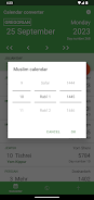 Calendar Converter Screenshot 2