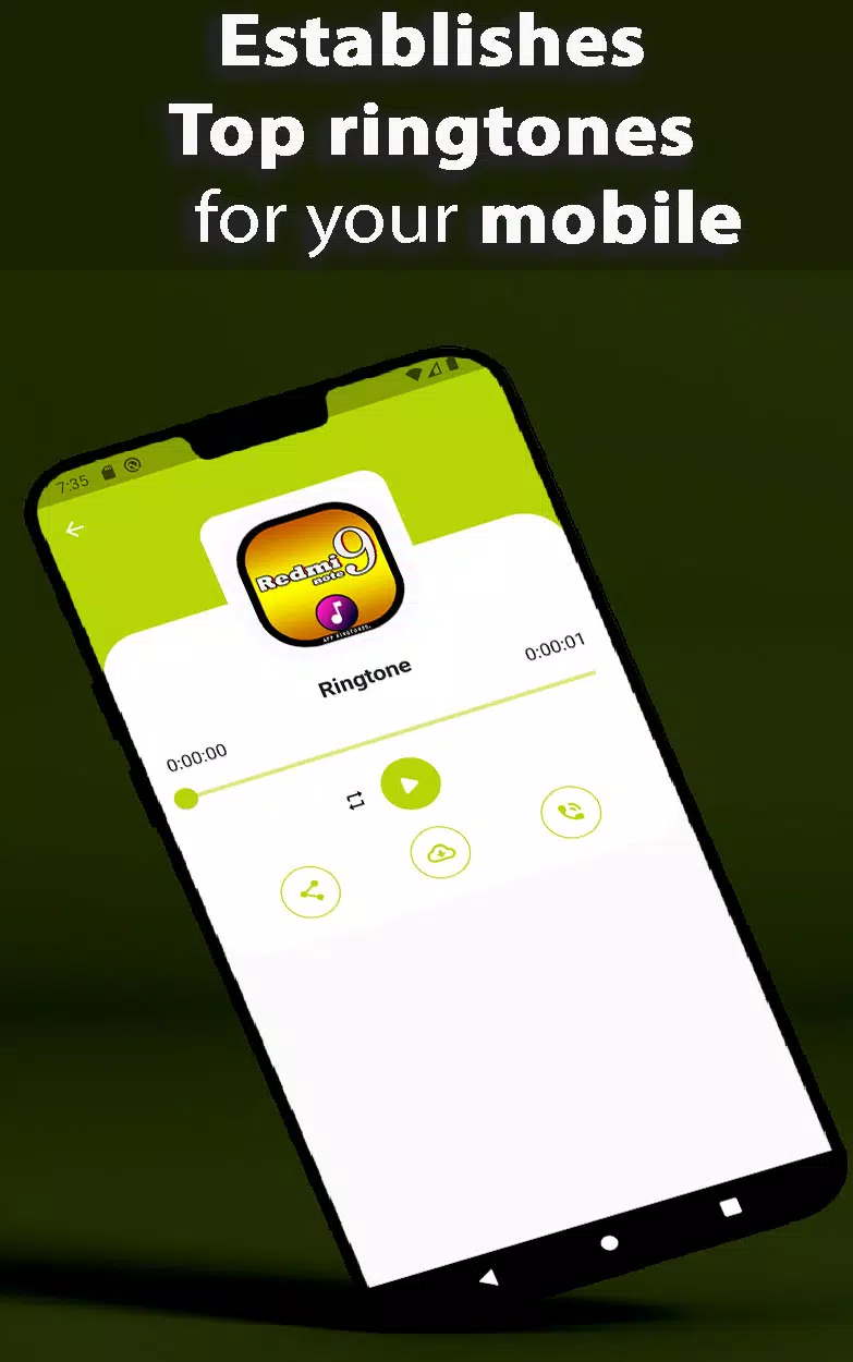 Redmi Note 9 Ringtone App Captura de pantalla 4