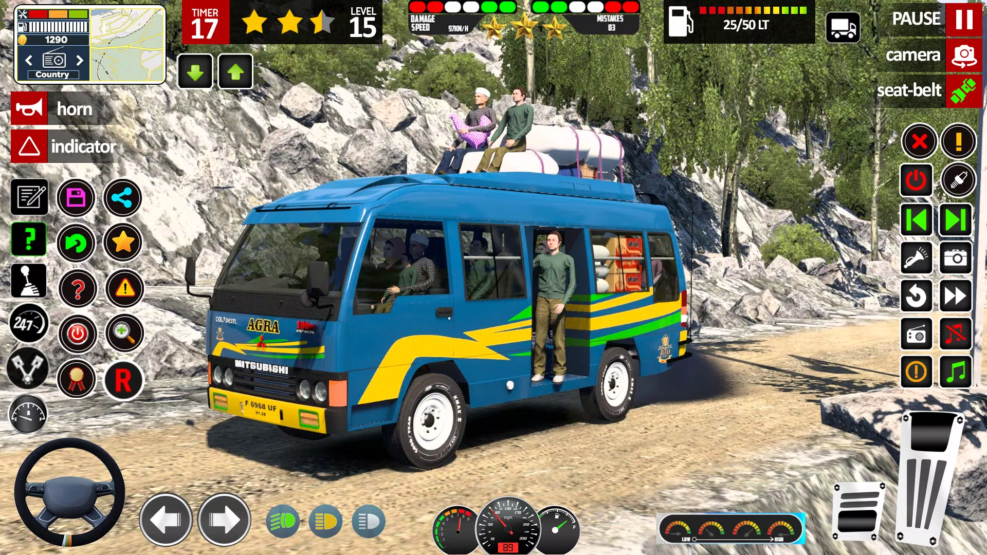 Real Mini Coach: Bus Game 3D Captura de tela 3