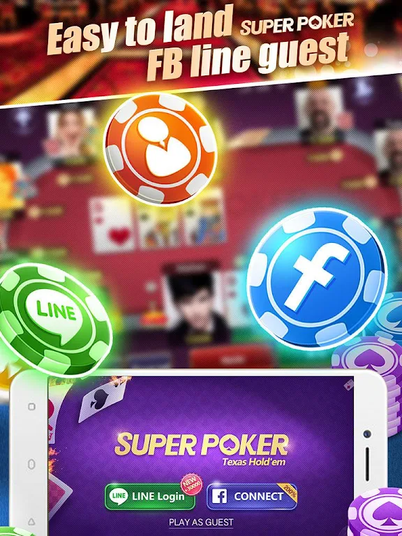 Super Texas Poker--Best Free Texas Hold'em poker Ảnh chụp màn hình 3