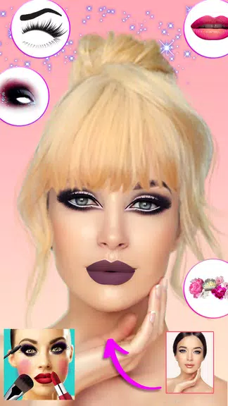 Makeup Camera: Beauty App スクリーンショット 3