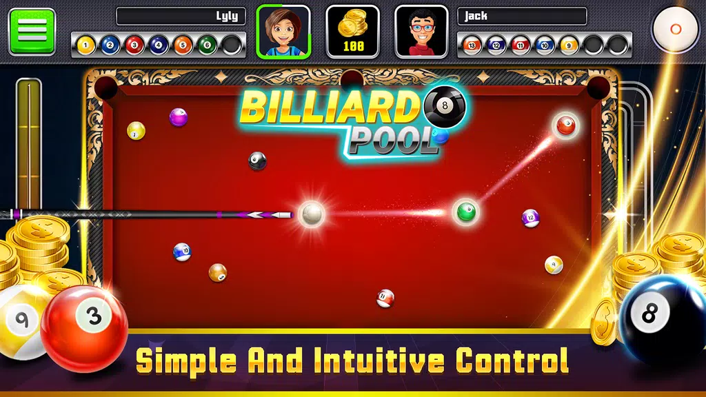 Billiards 8 ball 스크린샷 1