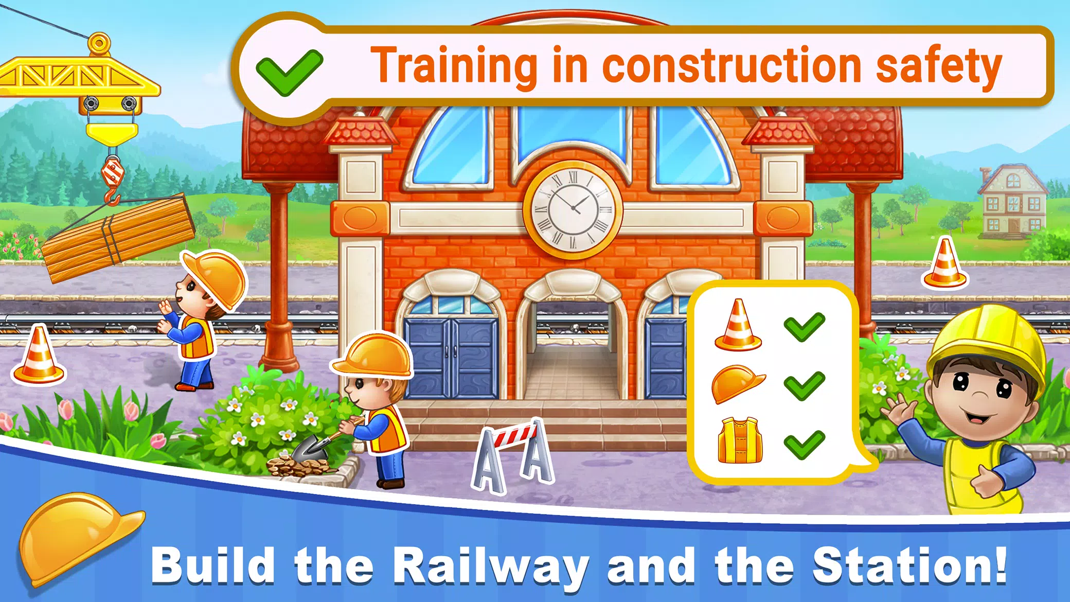 Train Games for Kids: station Screenshot 3