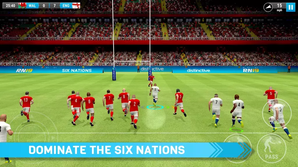 Rugby Nations 19 Ảnh chụp màn hình 1