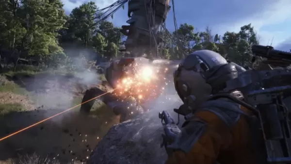 ARC Raiders Players Fighting A Bastion