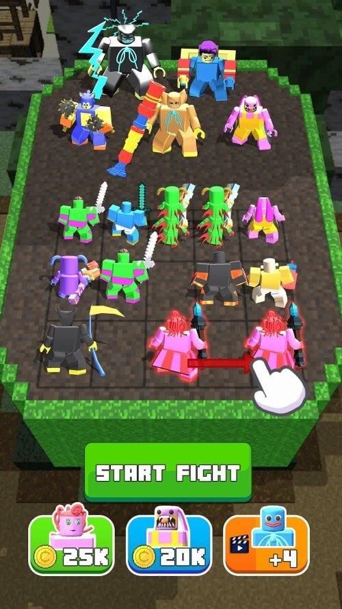 Craft Merge Battle Fight Screenshot 2