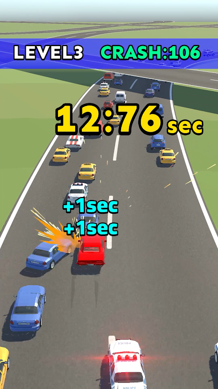 Car Chase And Crash Run Screenshot 1