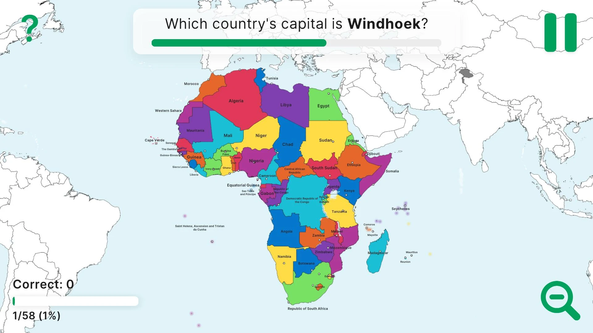 StudyGe - World Geography Quiz Screenshot 2