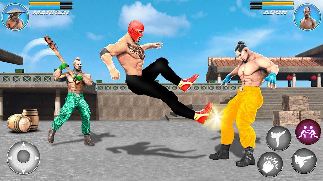 Kung Fu karate Game Offline 3D Mod स्क्रीनशॉट 3