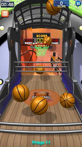 Flick Basketball Stages Скриншот 1