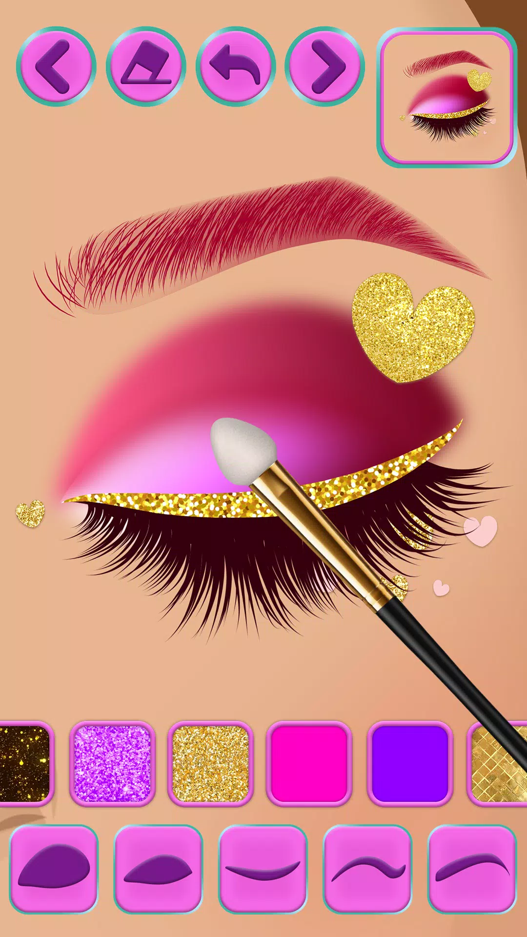 Eye makeup for girls Screenshot 3