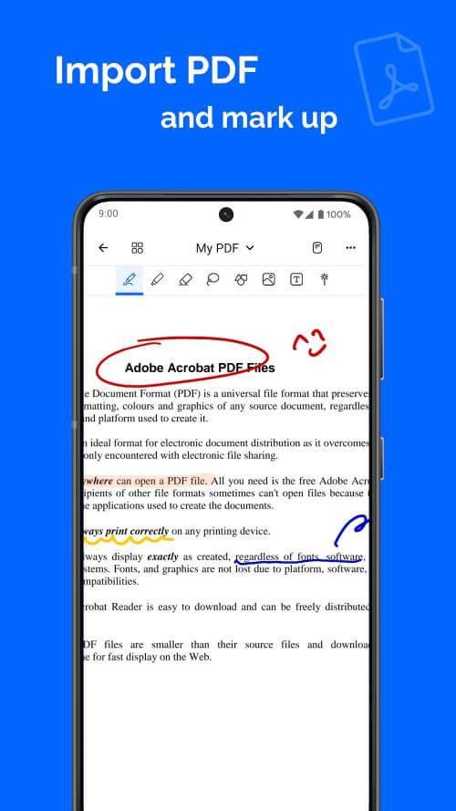 Notewise - Notes & PDF Capture d'écran 4