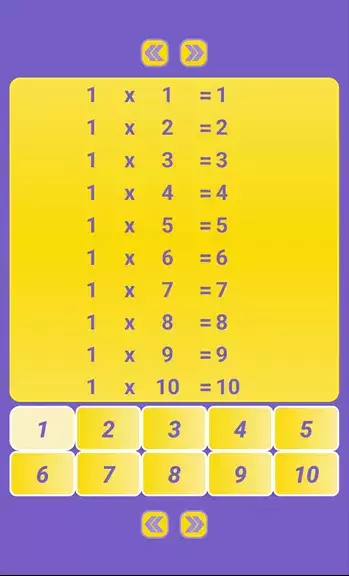 Multiplication Table: Math Screenshot 1