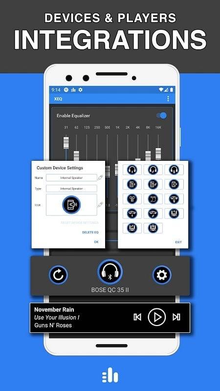 Equalizer & Bass Booster - XEQ 스크린샷 3