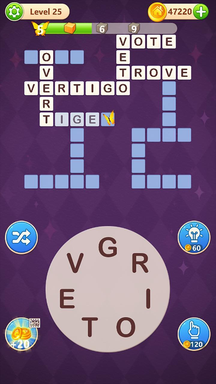 Word Brain: Words Cross Puzzle Tangkapan skrin 4