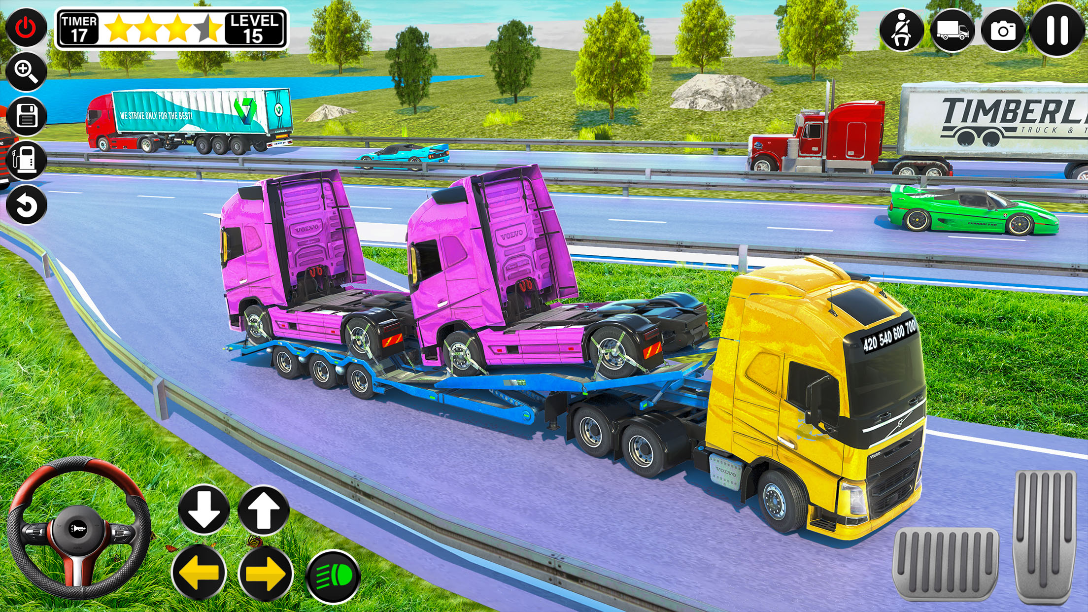 Crazy Truck Driving:Truck Game Captura de tela 2