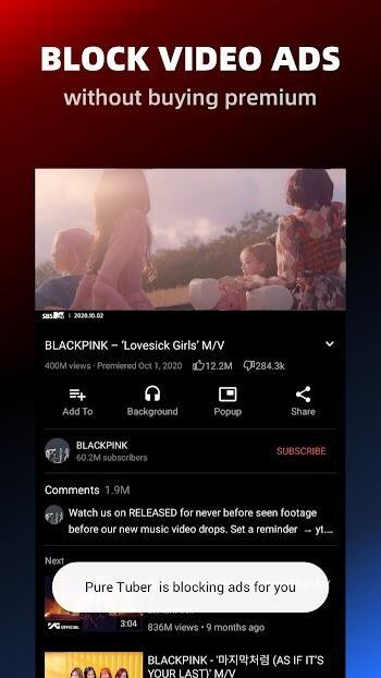 Pure Tuber: Video & MP3 Player Screenshot 4