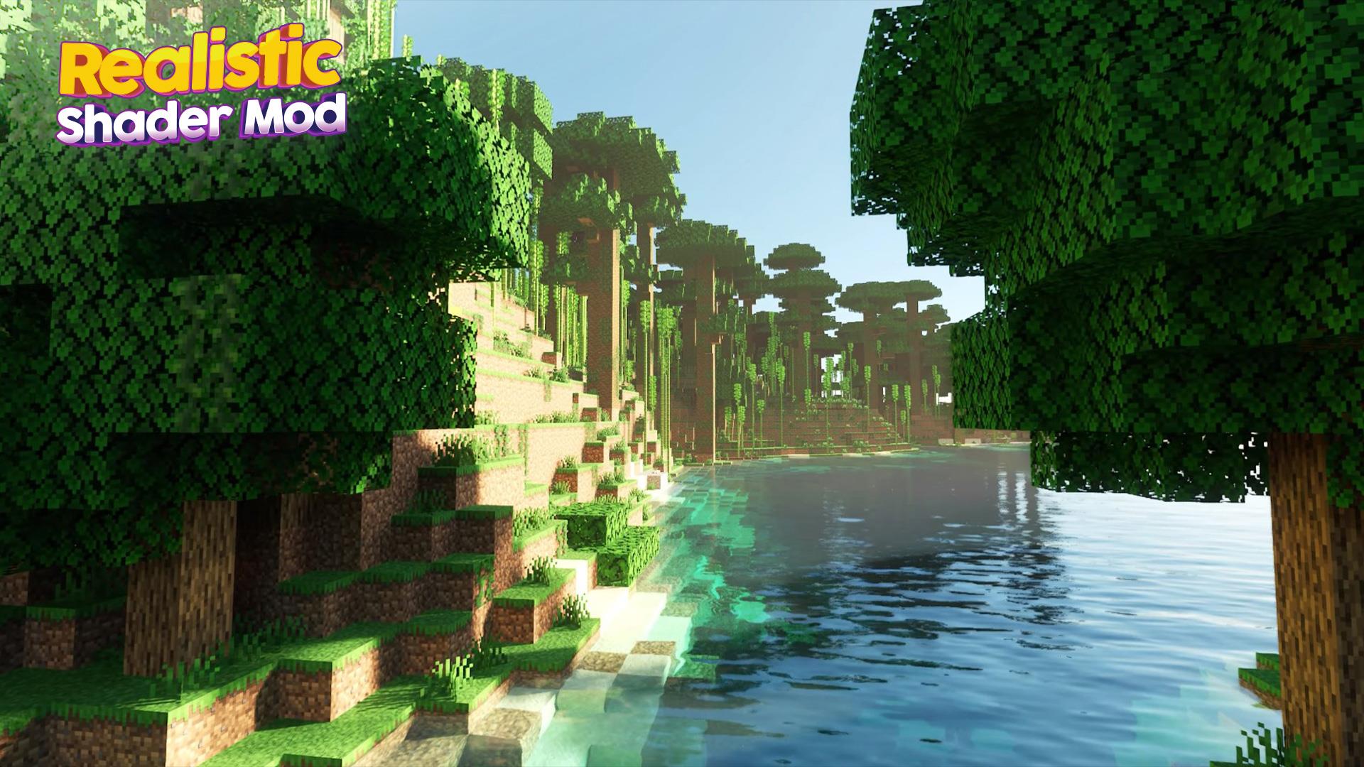 Realistic Shader Mod Minecraft スクリーンショット 2