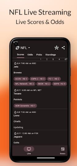 Dofu - NFL Live Streaming স্ক্রিনশট 3