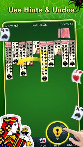 Spider Solitaire Ekran Görüntüsü 4