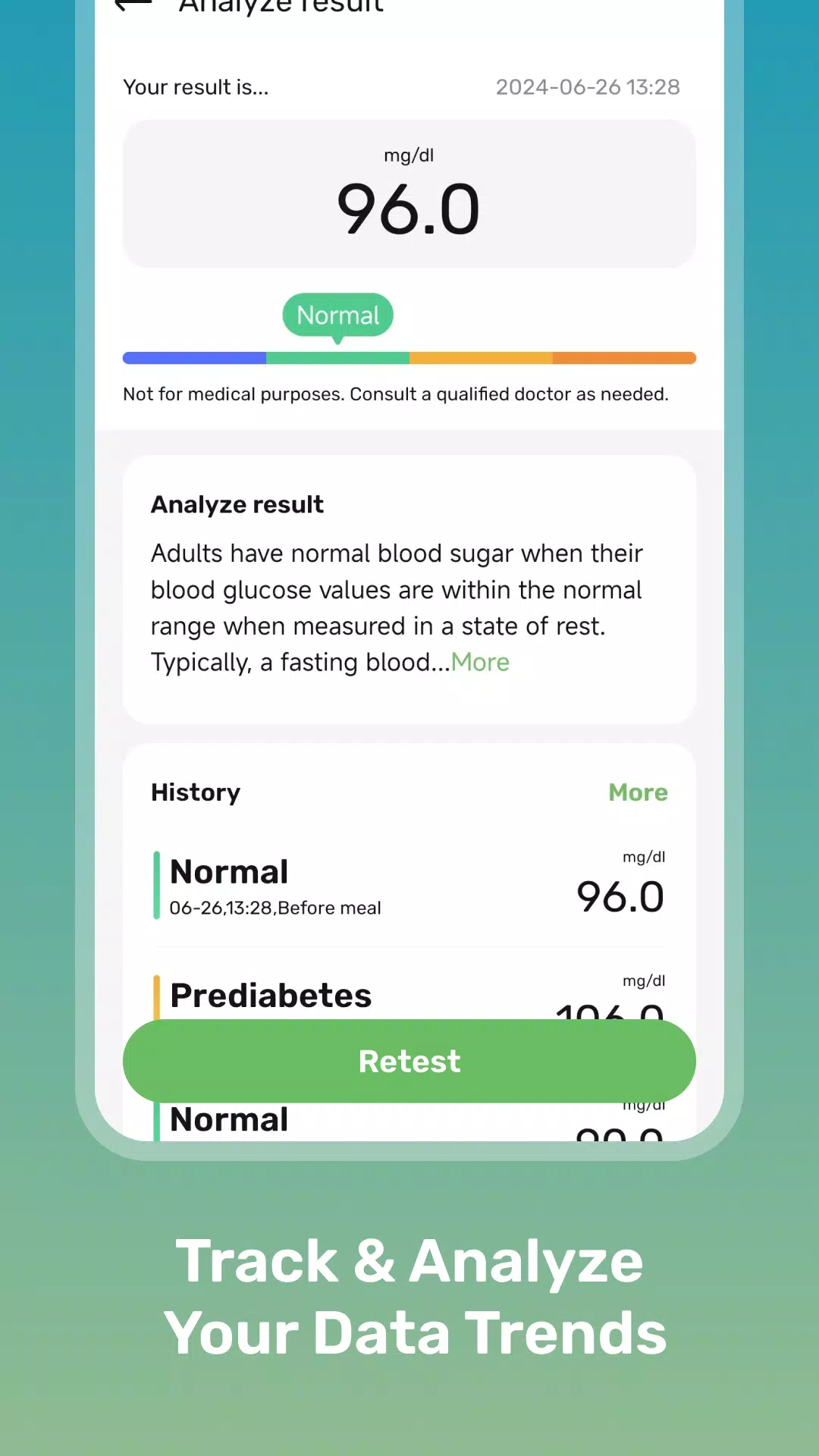 Health Sense: Blood Sugar Hub Ekran Görüntüsü 4