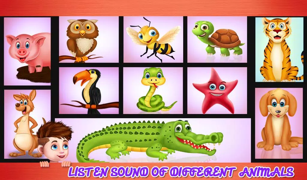 Learning Animal Sounds Games स्क्रीनशॉट 2