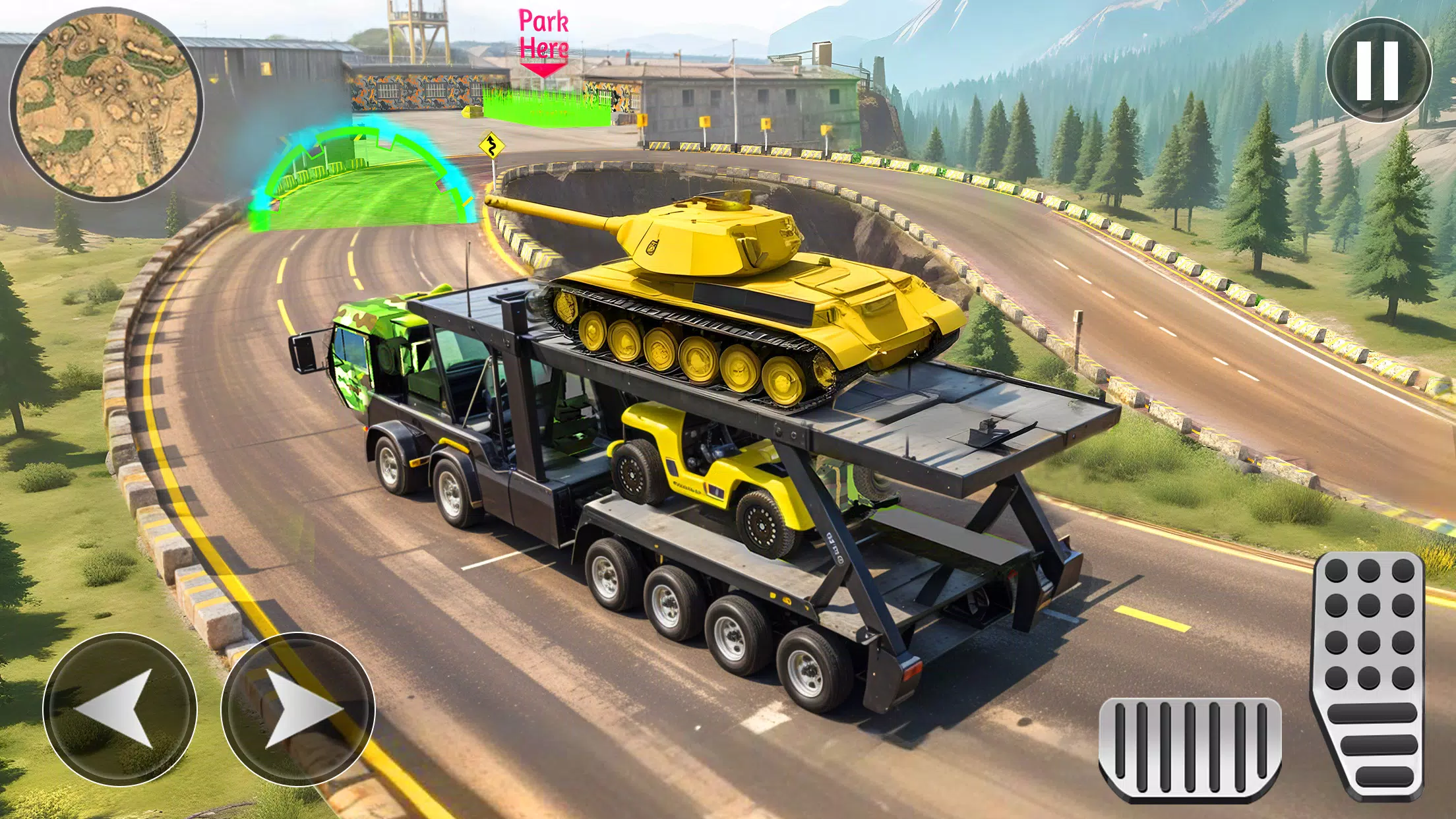 Army Cargo Truck Driving Games Screenshot 4