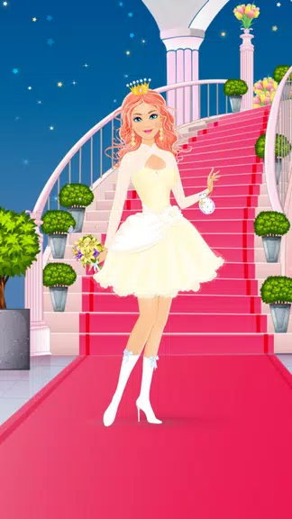 Princess Wedding Dress Up Game Tangkapan skrin 3